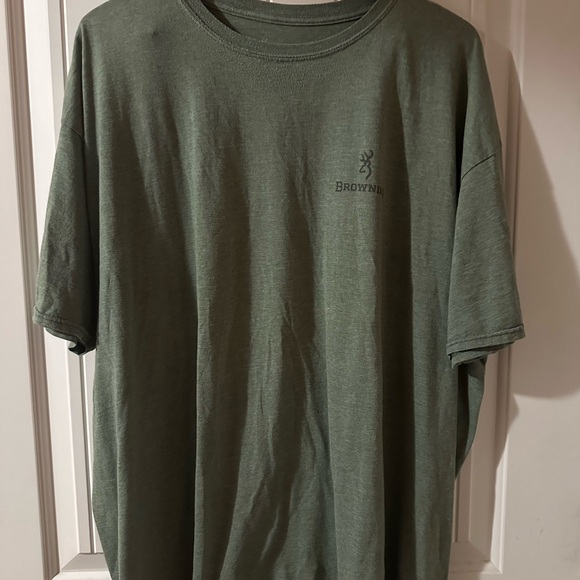 Browning Men's Olive Short Sleeve Tee - Picture 1 of 2